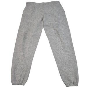 Vintage Cheetah Sweatpants Men's M Grey Thrashed Paint Splatter Distressed USA‎